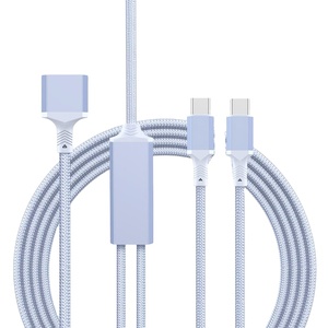 Orijinal nokta 100W All-In-One USB kablosu süper hızlı 2-in-1 şarj veri transferi için Huawei Apple iPhone15 naylon ceket folyo - Product Image 1