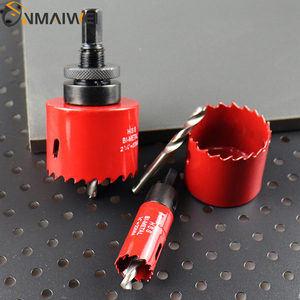 Factory 19pcs Hole Saw <strong>Cutter</strong> 19-64mm Bi Metal M3 M42 Hole Saw Set for Pallet Nail-embedded Wood - Product Image 4