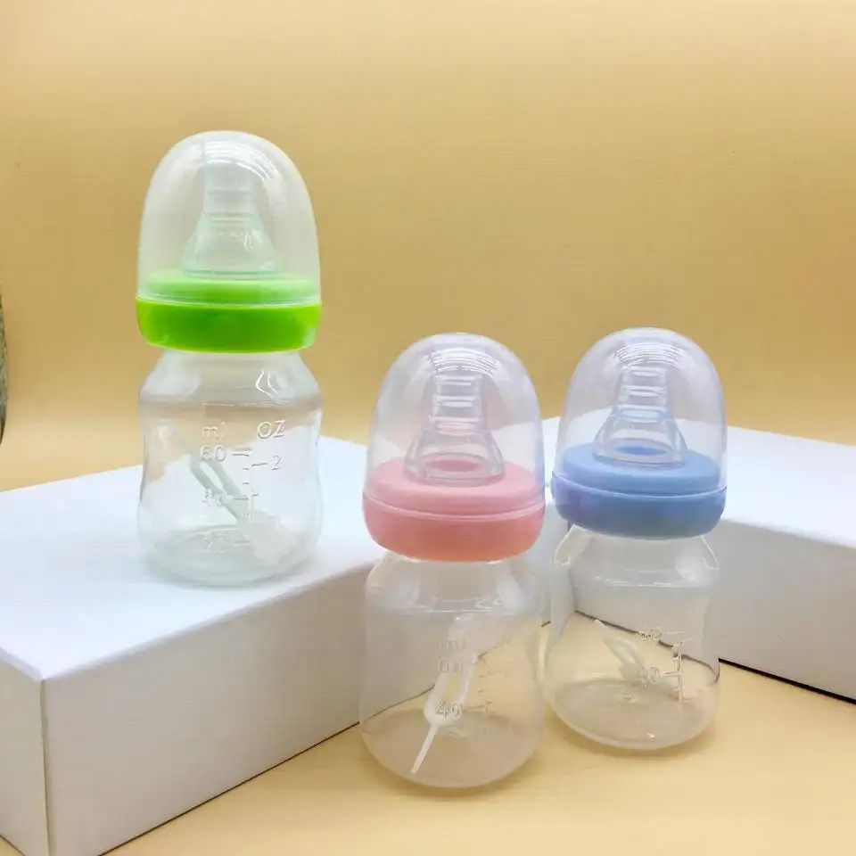 Botella de zumo para bebé, botella de medicina de alimentación pequeña, 60ml