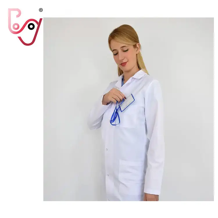 Camici da laboratorio personalizzati alla moda per personalizzare la giacca ospedaliera per infermiere mediche uniformi ospedaliere
