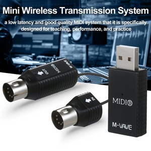 M-VAVE MS1ระบบส่งสัญญาณไร้สายขนาดเล็ก, อะแดปเตอร์ MIDI รองรับการใช้งานแบบปลั๊กแอนด์เพลย์สำหรับอุปกรณ์ - Product Image 2