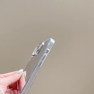 Nuova custodia per Cover posteriore per iPhone 14 13 12 11 pulsanti galvanizzati e custodia a specchio custodia per cellulare - Product Image 4