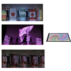Size Customized FY P30(mm) LED Vision Flag Light 144X96CM RGB LEDs <strong>SD</strong> <strong>Card</strong> Built in <strong>Program</strong> Lamp Body Projection Lights - Product Image 3