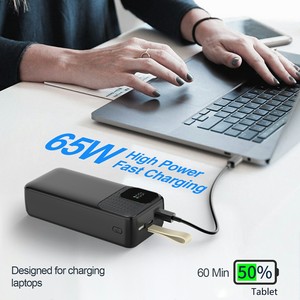 2025 Popular Hot <strong>Selling</strong> 65W Fast Charge Powerbank with Led Display High Capacity Powerbank As Gift OEM Logo for Promotion - Product Image 2