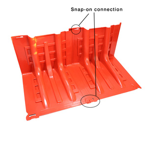 L hình di động di chuyển ABS lũ quốc phòng rào cản cửa kiểm soát Lũ lụt rào cản - Product Image 2