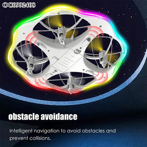 Telecomando quadricottero all'ingrosso mini rc drone volante kit fai da te con luce - Product Image 3