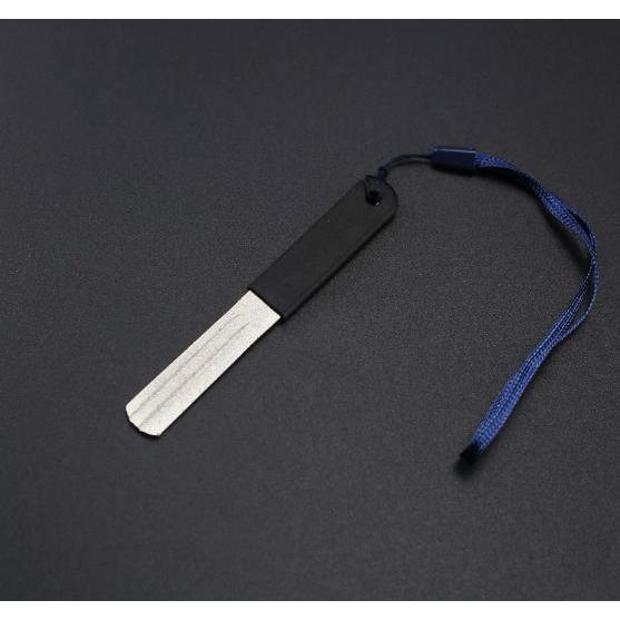 Lime à hameçon noire double face à trois rainures