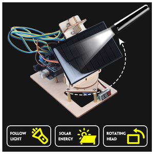 Tscinbuny stelo DIY Kit solare intelligente LDR Solar Tracking C/C + + Kit di formazione di programmazione per Arduino Starter Kit di sviluppo - Product Image 3