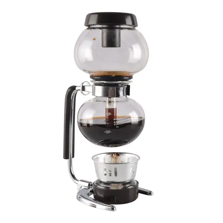 CAFEMASY New Style Metall Kaffee Siphon Wasserkocher Hitze beständige Kaffee maschine Perkolator 3 Tassen Kaffees iphon