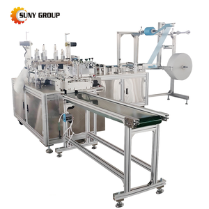 Disposable Medical Face Mask Making Machine 1+1Mask Machine Production Line From China