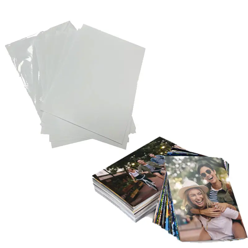 Papel fotográfico a4 fosco 128gsm 100 folhas para impressão a jato de tinta em oferta