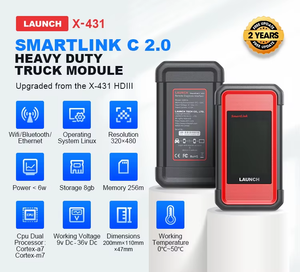 LAUNCH 2025 New X431 SmartLink <strong>C</strong> Heavy Duty Truck Diagnostic Machine Full System Auto <strong>Code</strong> Reader X431 HD Module - Product Image 2