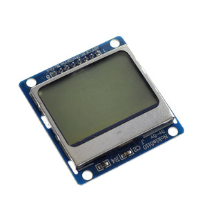 Smart elettronica Display modulo LCD Monitor blu retroilluminazione adattatore PCB 84*48 84x84 lcd 5110 Nokia 5110 schermo per Arduino - Product Image 6