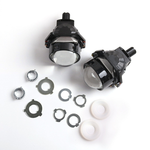 Sanvi çift led güncellenmiş S9 H4 H7 bi led projektör 3.0 dişli 54W oto projektör lens far arabalar için - Product Image 3
