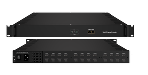 HD-MI入力IPHDエンコーダー24入力コディフィカドール (OSD挿入付き) Mpeg-4/H.264 HD光ファイバー機器 - Product Image 3