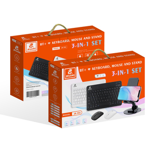 Combo de soporte para teléfono con teclado y ratón árabe, superventas, 3N1, BT, funciones múltiples para uso en mesa, nuevo producto, 2 unidades - Product Image 6