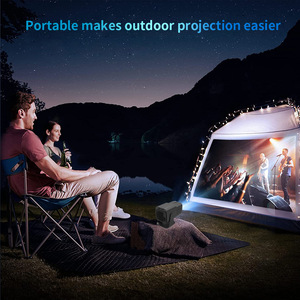 Proyector inteligente F600 + controladores de juego 2 en 1 proyector de juego combinado 2,4g + 5g Wifi aplicación Descargar Mini proyector portátil para el hogar - Product Image 6
