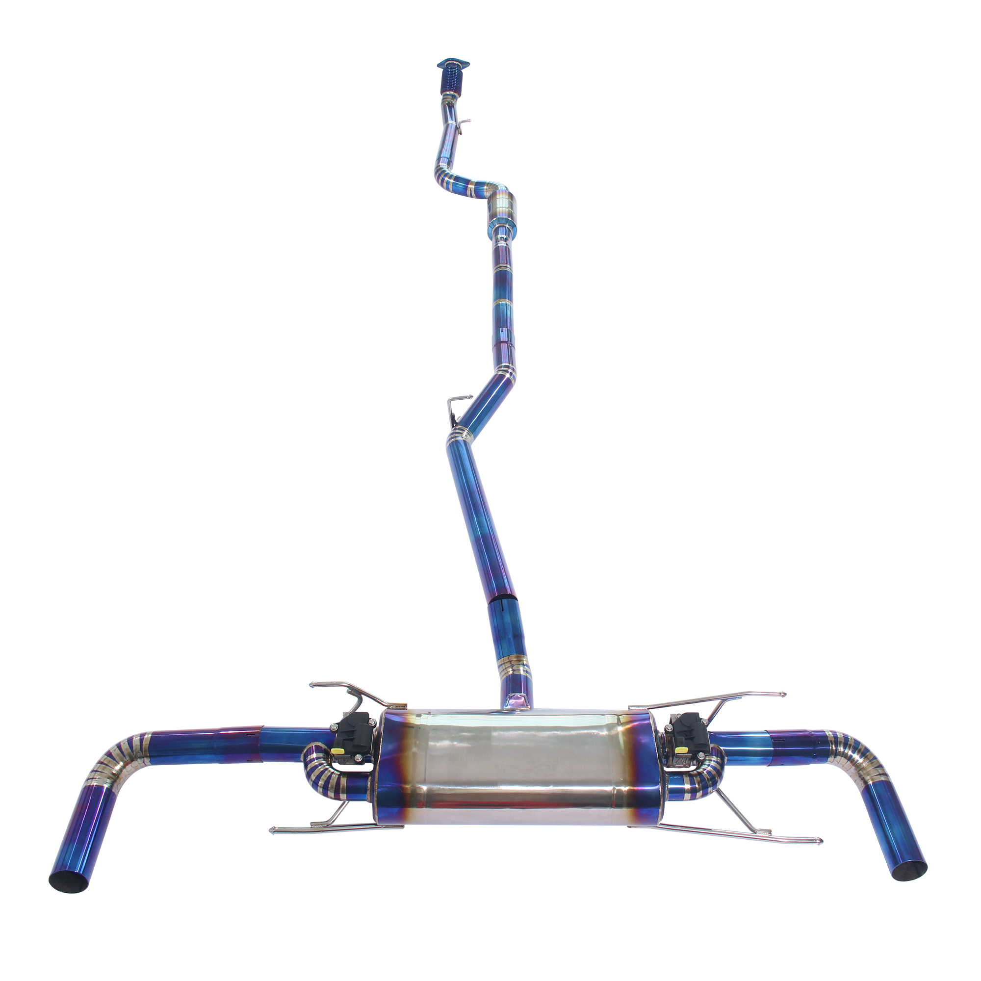 Sistema de escape Catback Valvetronic de titanio con 4 Puntas