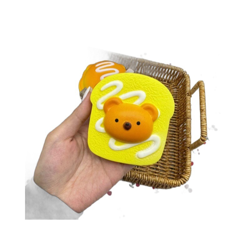 Little bear toast bread