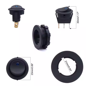 ใหม่สวิตช์โยก3ขา12 V สวิตช์สีแดงไฟ LED 12โวลต์ DC สวิตช์โยกสำหรับรถจี๊ปอุปกรณ์เสริมสวิตช์โยกสำหรับรถจี๊ป - Product Image 4