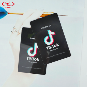 Werks-TikTok-Bewertungs karten Google Review PVC NFC Tippen Sie auf Social RFID Business Wasserdichtes Mini-Tag T5577 Mitgliedschaft Zahlung Qr-Code - Product Image 6