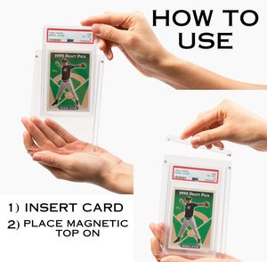 Graded Card Protector - Storage Case for <strong>PSA</strong> and Other Graded Trading Cards | Magnetic Top to Easily Change Card - Product Image 2