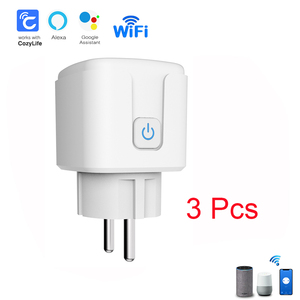 Tuya Ổ cắm thông minh 20A Wifi EU cắm ổ cắm điện màn hình điện đếm ngược chức năng hỗ trợ Google nhà, Alice, aleax - Product Image 4