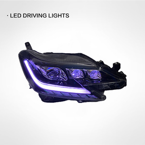 Toyota Mark Mark X 2010-2017 için uygun modifiye üç göz farlar, RGB gündüz farları, akan dönüş sinyalleri - Product Image 2