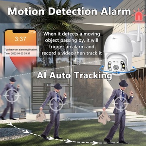 Sensor Cmos Ccd de baja potencia, red Wifi Ptz IP Cctv, detección de sonido Full Hd, cámara de vigilancia con tarjeta de memoria de detección de movimiento - Product Image 4