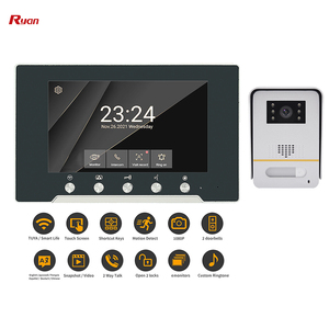 Video <strong>Intercom</strong> Monitoring System Factory Wholesale 7inch Video Door Phone Entry <strong>Android</strong> Security System Smart Apartment <strong>Intercom</strong> - Product Image 3
