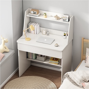 Escritorio de ordenador moderno con estante, estantería, mesa de estudio de madera para muebles de oficina en casa - Product Image 2