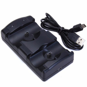 用于PS3控制器操纵杆的USB双充电器站，用于双冲击3 Gampad移动导航 - Product Image 1