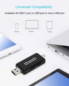 Lettore di schede 3.0 USB portatile tipo C OTG Micro3.0 Flash Drive lettore di schede tipo C TF lettore di schede per PC cellulare - Product Image 2