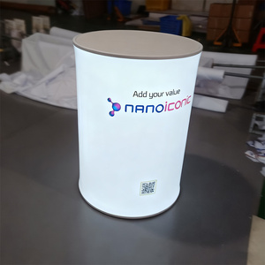 Xách tay hình chữ nhật hình bầu dục Vòng hiển thị truy cập bảng triển lãm thương mại pop-<span class=keywords><strong>up</strong></span> nhôm Pop <span class=keywords><strong>Up</strong></span> bảng hiển thị với ánh sáng <span class=keywords><strong>LED</strong></span> - Product Image 5