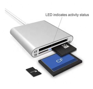 高品质超高速USB 3.0 3合1外部读卡器，适用于微型SD/CF/tf卡 - Product Image 5