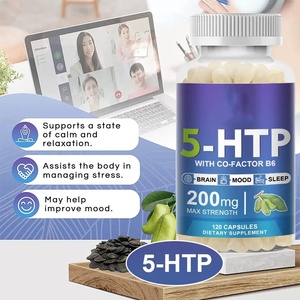 OEM Private Label 5-HTP Softgels <strong>Capsules</strong> with Vitamin B6 Supplements Adult Brain and Sleep Support Supplements - Product Image 6