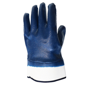 Luvas De Segurança De Nitrilo Azul SONICE Óleo Ácido Gás Resistente Químico Luvas Impermeáveis Industriais Totalmente Mergulhado Pesado - Product Image 2