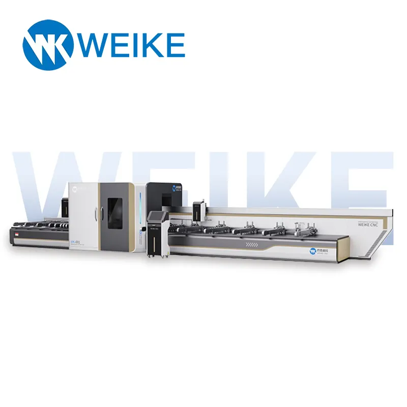 Máquina de corte por láser CNC WEIKE Sierra y fresado láser inteligente de alta velocidad para puertas y ventanas de perfil de aluminio