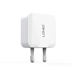 LDNIO A2201 Wall Home Travel Charger 5V <strong>2</strong>.4A <strong>Socket</strong> US EU Plug With Cable for Iphone Android Dual <strong>USB</strong> Ports Power <strong>Adapter</strong> - Product Image 5