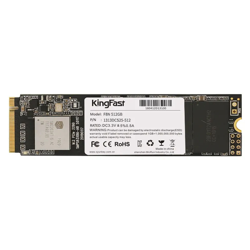 KingFast SSD PCIE Máy Tính Để Bàn Máy Tính Xách Tay Máy Vi Tính 2TB Pcie M2 Nvme SSD 2280 Gen3 Giao Thức Pcie Siêu Tốc