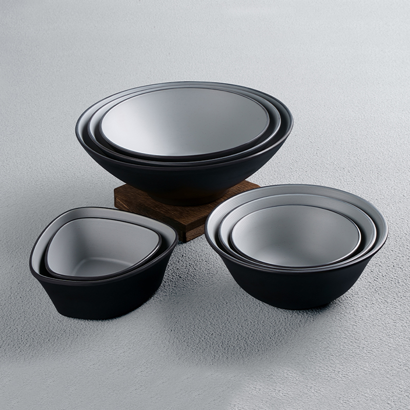 Two-tone grey bowl