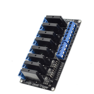 8-Channel Solid State Relay G3mb-202P for R3 DIY Kit DC-AC PCB SSR 5VDC out 240V AC 2A for R3 <strong>Projects</strong>