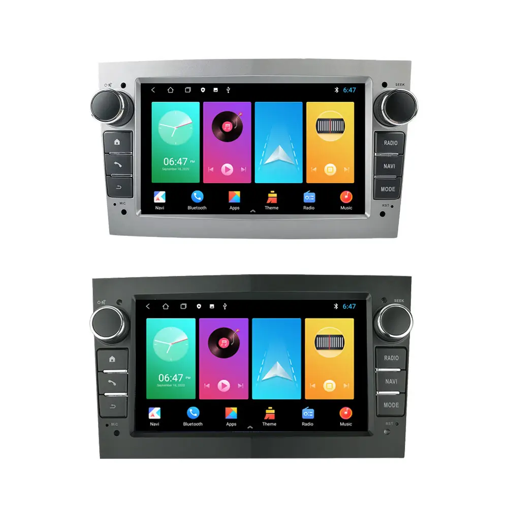 2 Din radyo araba Android 12 GPS navigasyon WiFi BT FM Autoradio ses Opel Corsa/Astra/Vectra/Zafira/Combo