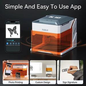 Mini beiliegende Laser gravur maschine Leder für Tasse Acryl Klein unternehmen automatische Diode rotierende Laser gravur maschine - Product Image 3