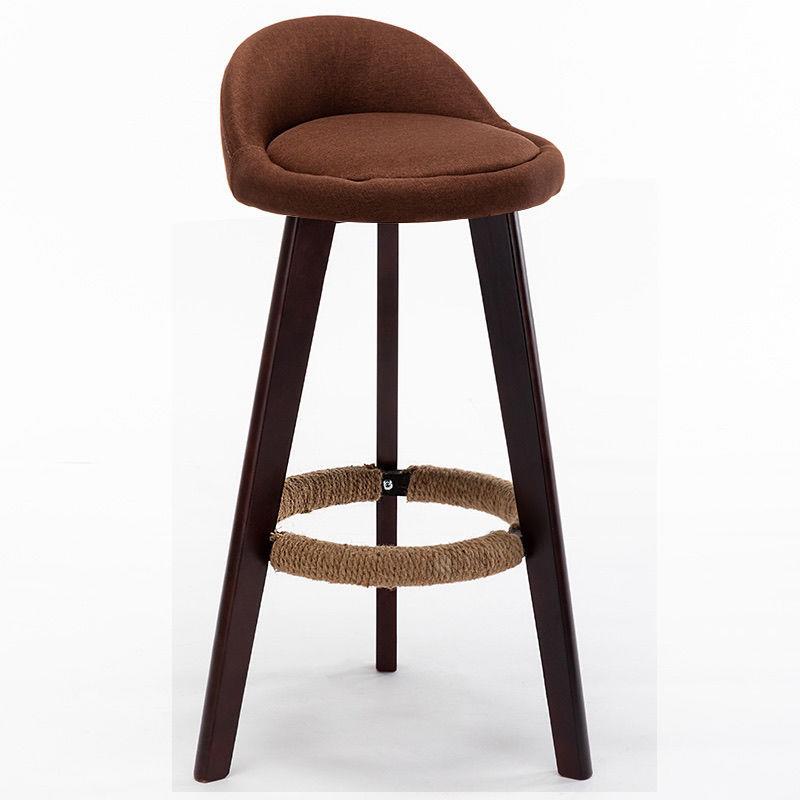 Pieds marron assise hauteur 70cm -- lin couleur café