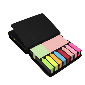 Juego de bloc de notas de cuero, personalizado, colorido, notas adhesivas - Product Image 4