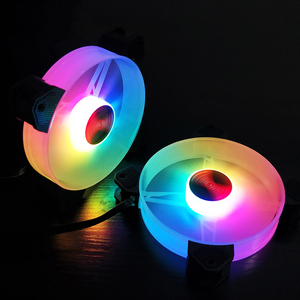 6Pin RGB PC Fan 120mm soğutma soğutucu Fan için denetleyici ile bilgisayar kasası kasa sessiz oyun soğutucu - Product Image 2