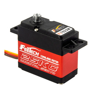 FI7622M su geçirmez 25KG yüksek hızlı programlanabilir dijital Baja Servo 1/8 1/10 ölçekli RC arabalar Motor 1X Metal dişli Servo için 1/10 - Product Image 3
