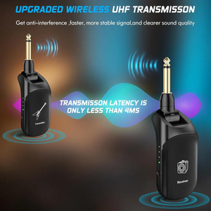 <strong>C</strong>-01 Wireless Guitar System Wireless Guitar Transmitter and Receiver <strong>Strings</strong> Accessories Use for Guitar Bass Violin Ukulele - Product Image 4