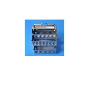 MSLSDT02, uso en laboratorio, estante de acero inoxidable resistente a la corrosión para microscopio, portaobjetos, tinción - Product Image 2